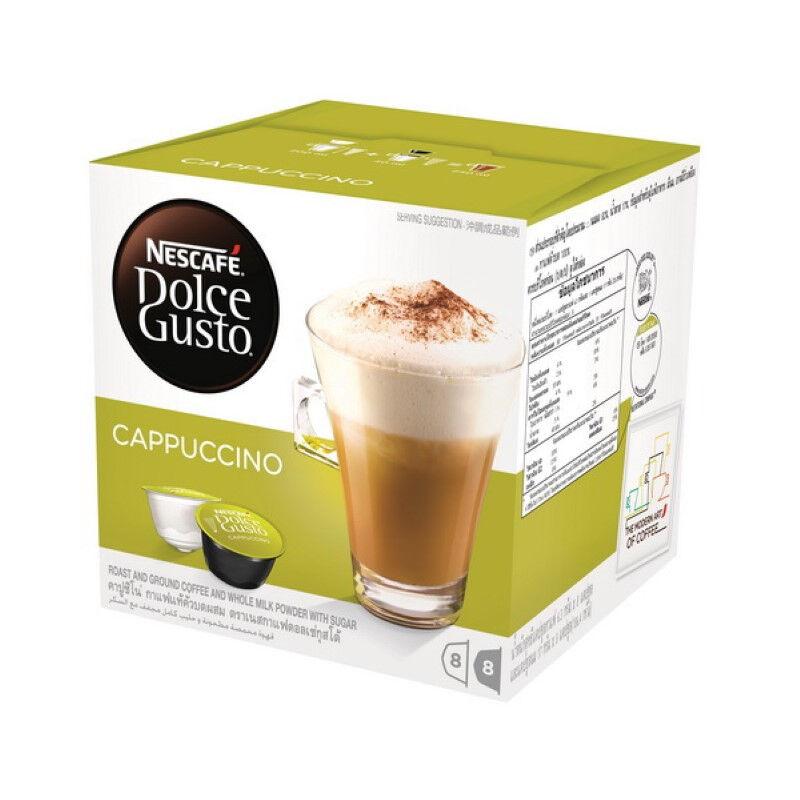 แคปซูล NESCAFE DOLCE GUSTO CAPPUCCINO PWB : 243294 ส่งฟรี มีเก็บเงินปลายทาง #เนสกาแฟ #DolceGusto#NESCAFE #กาแฟ #กาแฟคั่วบด #กาแฟแคปซูล #อเมริกาโน่ #เอสเพรสโซ #americano #espresso #cappucino #latte #คาปูชิโน่ #coffeecapsule #capsulecoffee