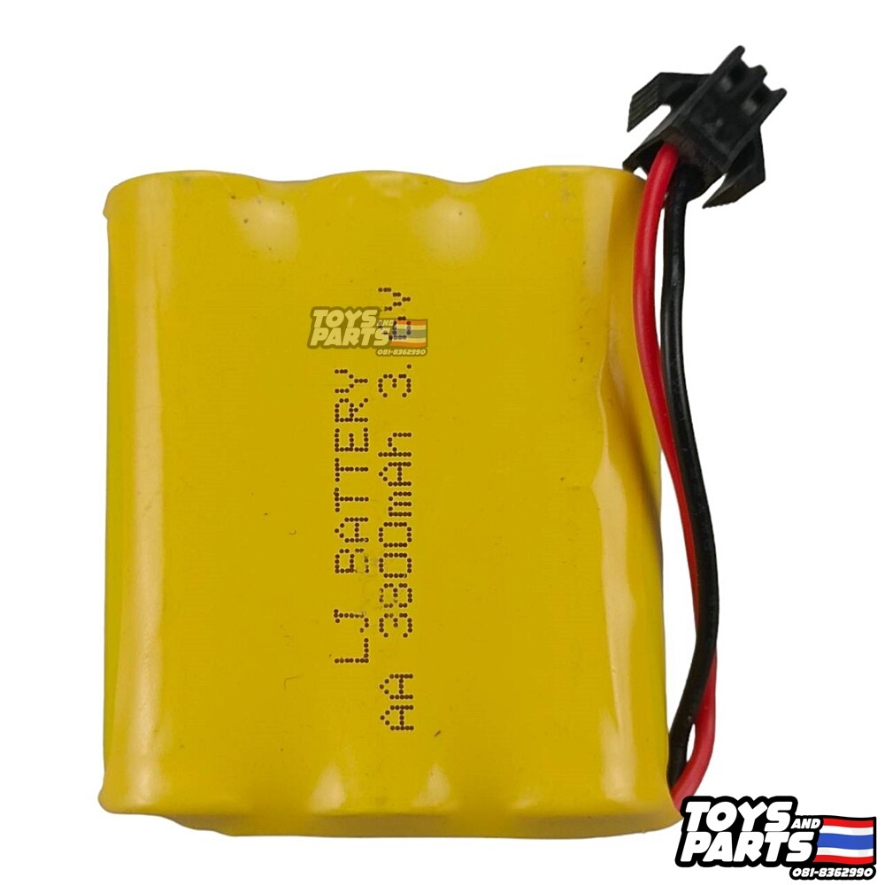 Rechargeable 3 6v battery pack ni mh 3800 mah with connecter sm for rc