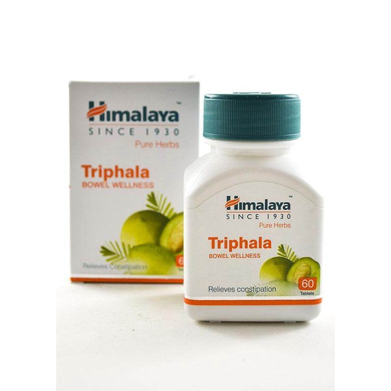 Himalaya Triphala 60 เม็ด ช่วย detox ล้างสารพิษในลำไส้ ลดอาการท้องผูก