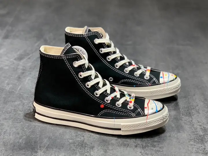 diy black converse