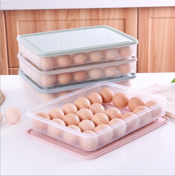 กล่องเก็บไข่ 24 ช่องสำหรับตู้เย็น