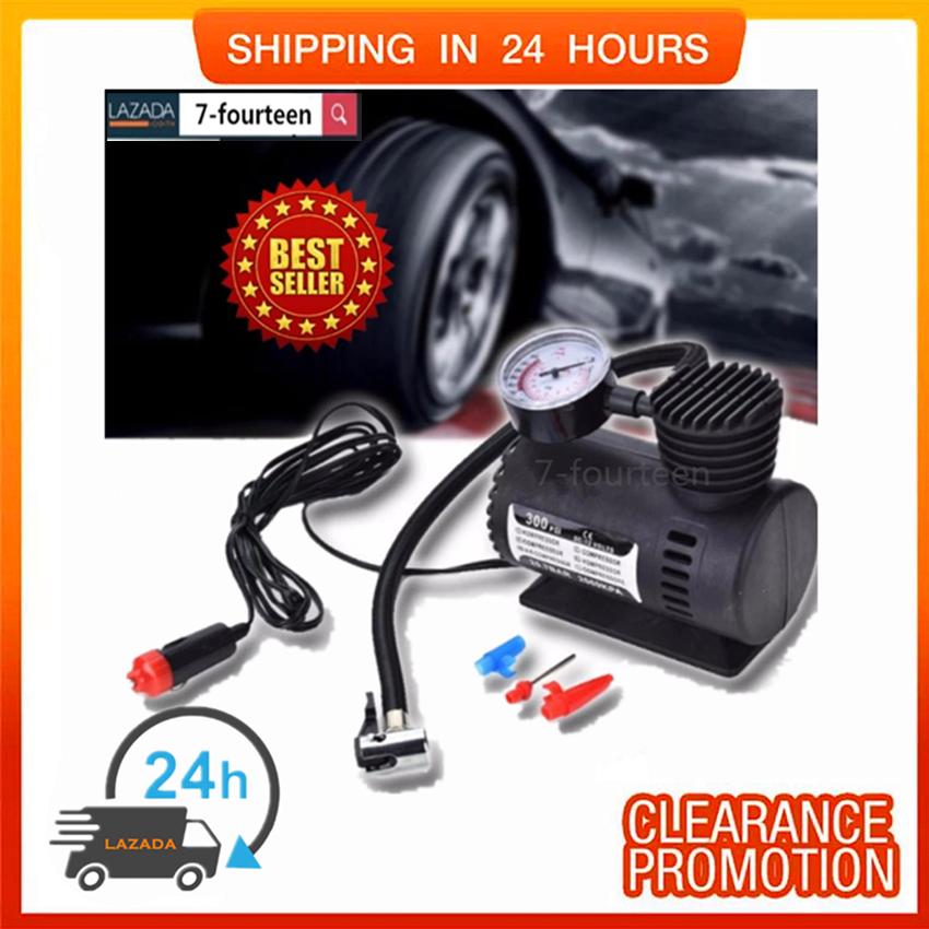 7-Fourteen ปั้มลมไฟฟ้าสำหรับรถยนต์ Air Pump 300psi 12v By 7-Fourteen