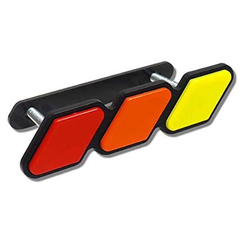 Tri-Color ด้านหน้า Grille Badge สำหรับที่ดึงประตูรถยนต์4Runner Highlander RAV4
