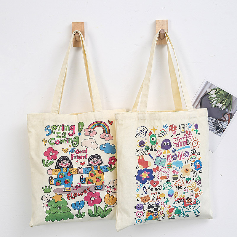Tote Bag กระเป๋าผ้าสุดคิ้วท์ เนื้อผ้าดี สีสวย ลายสกรีน น่ารัก กระเป๋า ...