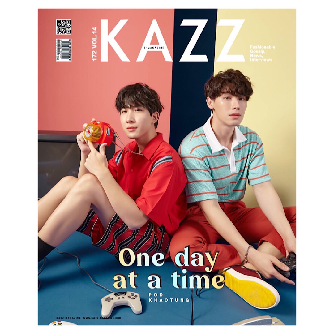 ขายนิตยสารมือหนึ่ง KAZZ 172 POD-KHAOTUNG #ป๊อดข้าวตัง #ต้นหนชลธี ปก B (แถม Photo card 1 ใบ) ราคา 299 บาท