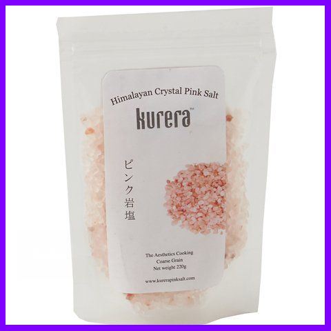 ด่วน ของมีจำนวนจำกัด Kurera Himalayan Crystal Pink Salt 220g คุณภาพดี