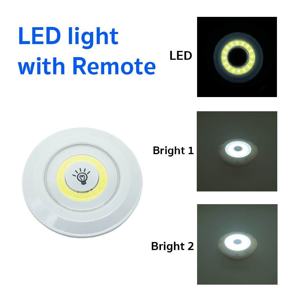 Led Light With Remote Control ไฟ ไฟติดผนัง ไฟติดทางเดิน LED ไร้สาย+รีโมท ร้าน THAIRSO
