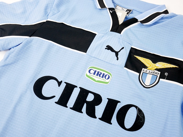 23 VERON LAZIO HOME 1998 RETRO SIZE L FOOTBALL SHIRT SOCCER JERSEY ...