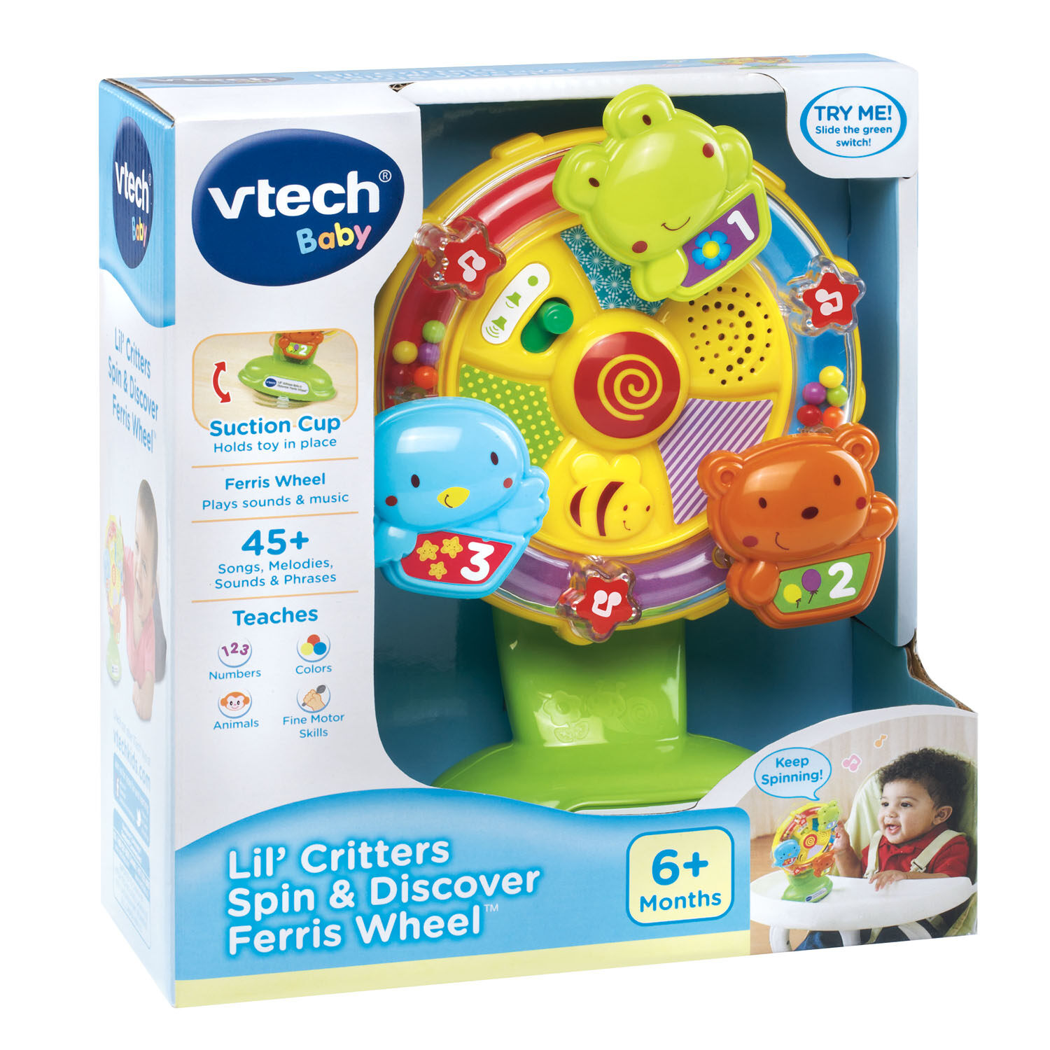 Vtech ของเล่นฝึกทักษะแลพัฒนาการ Lil' Critters Spin&Discover Ferris Wheel