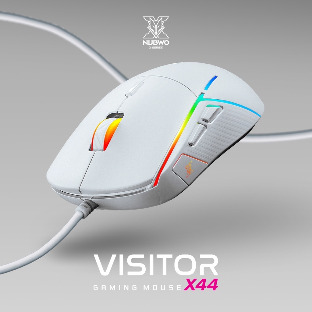 NUBWO X44 VISITOR Gaming Mouse เมาส์มาโครเกมมิ่ง (รับประกันสินค้า 2 ปี ...