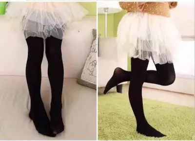 ถุงน่องเด็ก ถุงน่องเด็กเต้น Girls socks girl candy color socks Baby Kids Blends Stockings for Girls Dance Tights