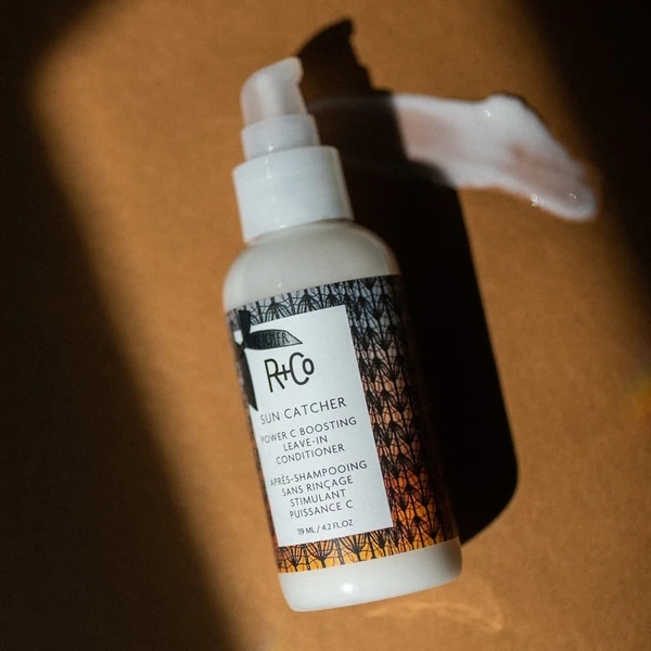 R+Co Suncatcher Power C Boosting LeaveIn Conditioner 30ml TravelSize