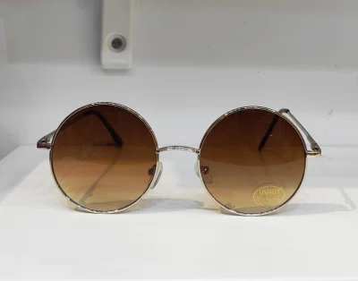 Glasses fashion men round sunglasses sunglasses glasses UV400 sunglasses female