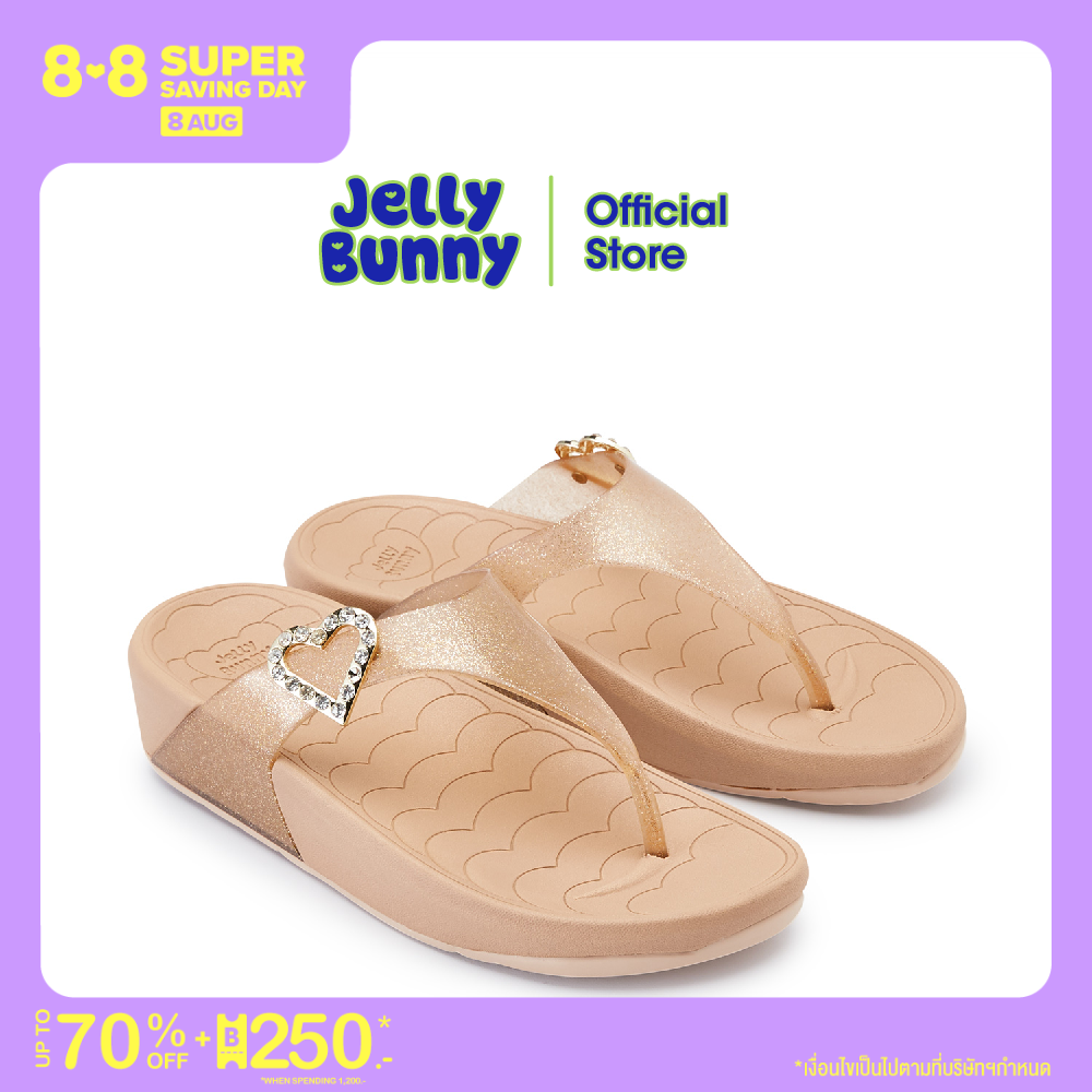 JELLY BUNNY BUNNY SOFT ELLA เจลลี่ บันนี่ บันนี่ ซอฟท์ เอลล่า รองเท้าแตะหนีบ รองเท้าฟลิปฟลอป รองเท้าลำลอง