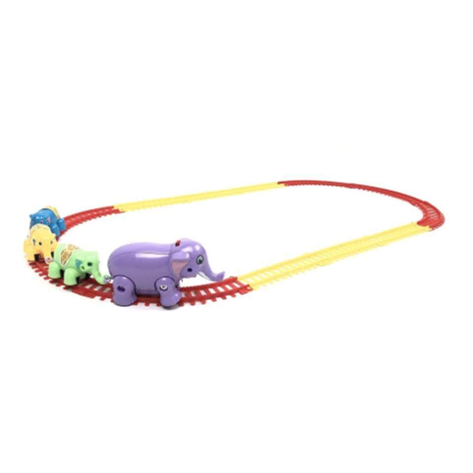 thetoy รถของเล่น ชุดต่อ รถไฟ รูป ช้าง สำหรับคุณหนู ๆ ของเล่นเด็ก ของเล่นบังคับ และ ยานพาหนะ