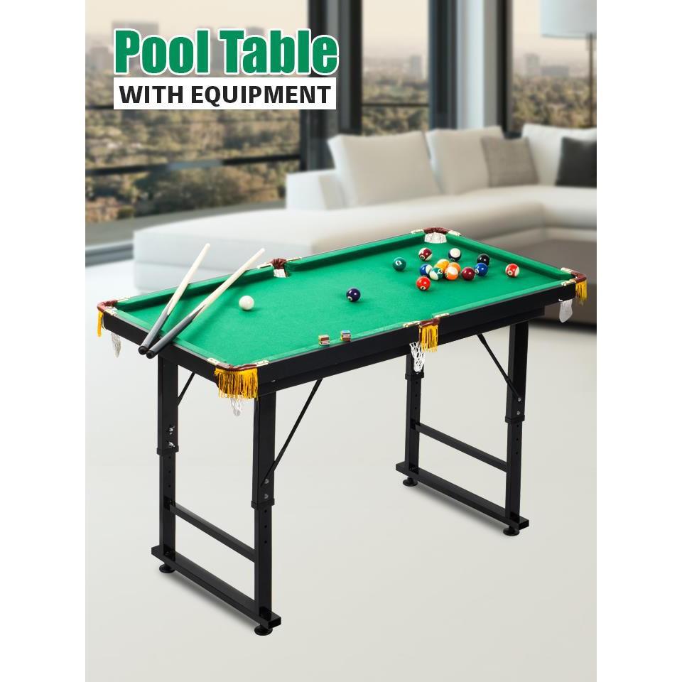 โต๊ะพูล โต๊ะบิลเลียด โต๊ะพูล โต๊ะสนุ๊กเกอร์ Pool Table with Equipment