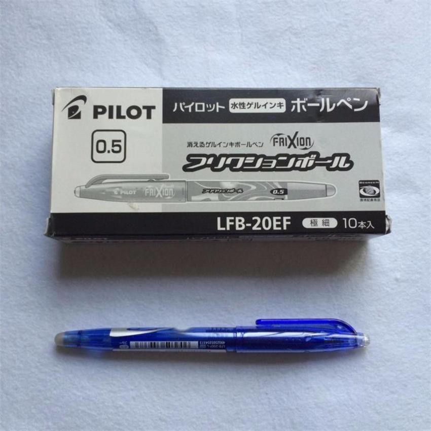 โปรโมชั่น อุปกรณ์เครื่องเขียน เครื่องเขียน ปากกา ดินสอสี Pilot Frixion ปากกาลบได้ 0.5 LFB-20EF (3ด้าม) สีน้ำเงิน ราคาถูก