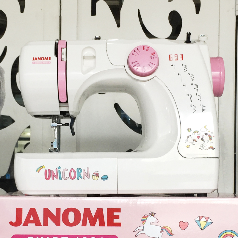 รีวิว Janome จักรเย็บผ้ากระเป๋าหิ้วญี่ปุ่น ขาเหยียบ แมคคานิค(ไฟฟ้า