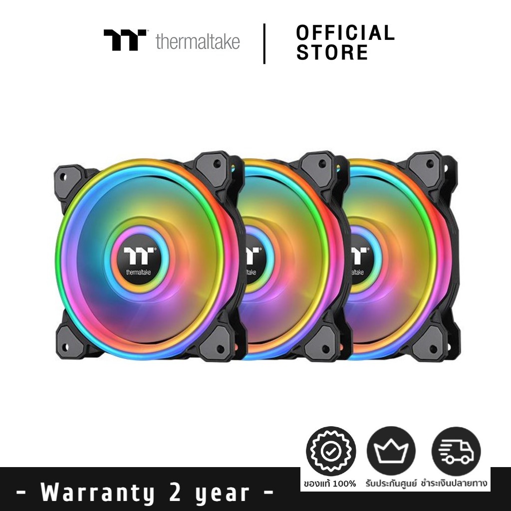 Thermaltake Riing Quad 12 RGB Pack 3 (CL-F088-PL12SW-A) ราคา 5,239 บาท*ส่งฟรี