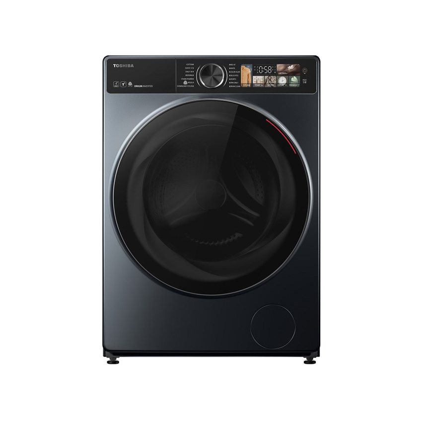 TOSHIBA เครื่องซักผ้าฝาหน้า ขนาด 10.5 กก./ อบ7 กก. รุ่น TWD-T25BZU115MWT ราคา 23,927 บาท*ส่งฟรี