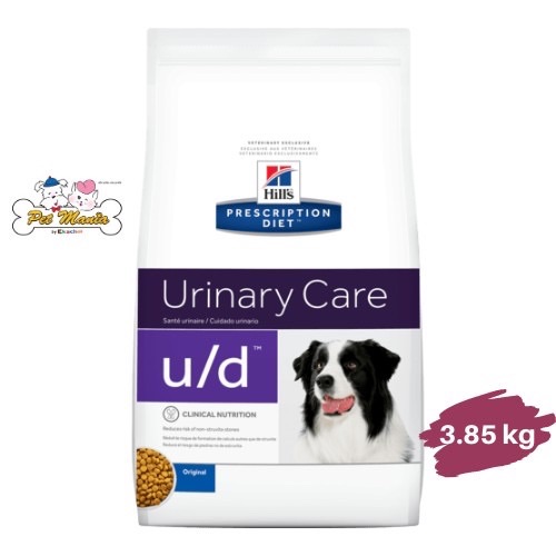 Hill's® Prescription Diet® u/d® อาหารสุนัขประกอบการรักษาโรคนิ่ว ขนาด 3.85 กก.