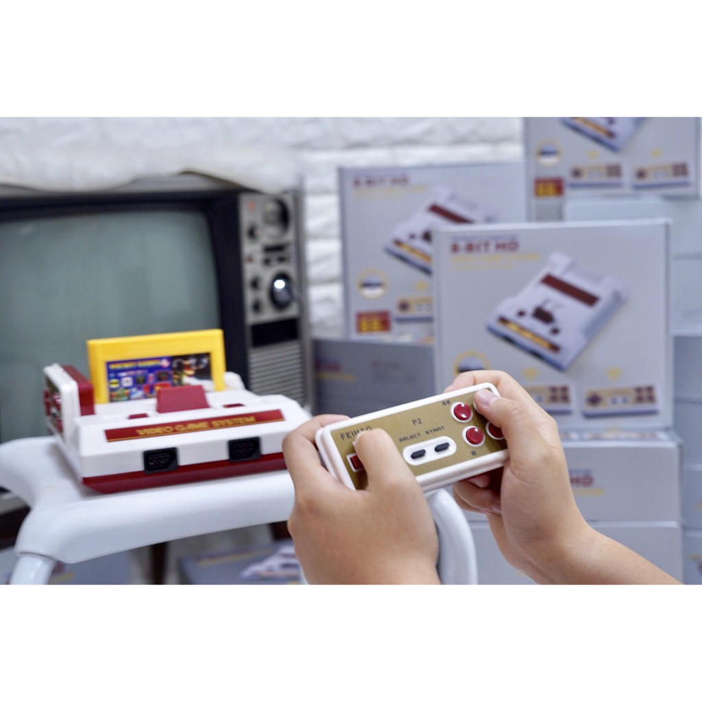 เครื่อง Famicom จอยไร้สาย รุ่นใหม่ ต่อได้ทั้ง HDMI และ AV (เครื่อง Family) (Family Games)(เครื่องเลนเกมส์ยุค 90's)