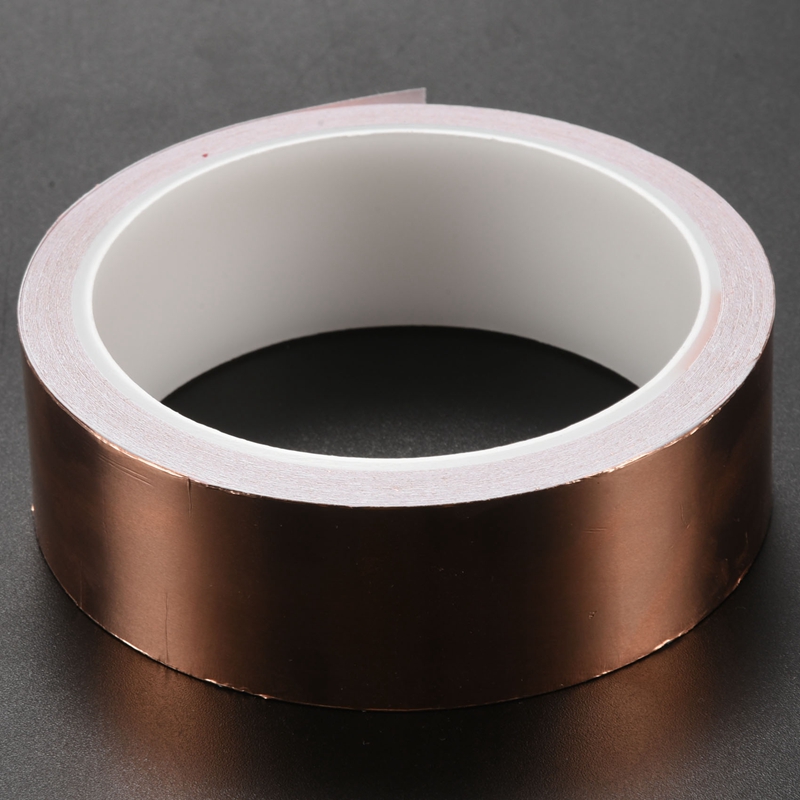 30mm x10M Copper Foil Tape Adhesive EMI Shielding Guitar Slug Snail ...