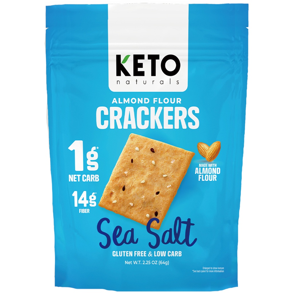 ส่งฟรี ขนมคีโต คีโต แครกเกอร์ Keto crackers low carb crackers no sugar
