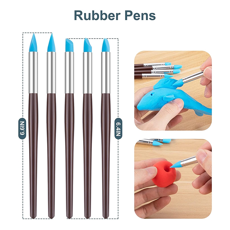 25-Piece Pottery Sculpting Tools Set - Clay Carving, Dotting & Embossing Tools For Beginners & Artists