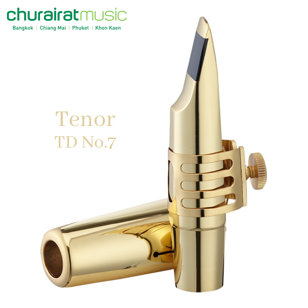 Saxophone Mouthpiece : Custom Tenor TD No.7 ปากเป่าแซกโซโฟน เทเนอร์ by Churairat Music