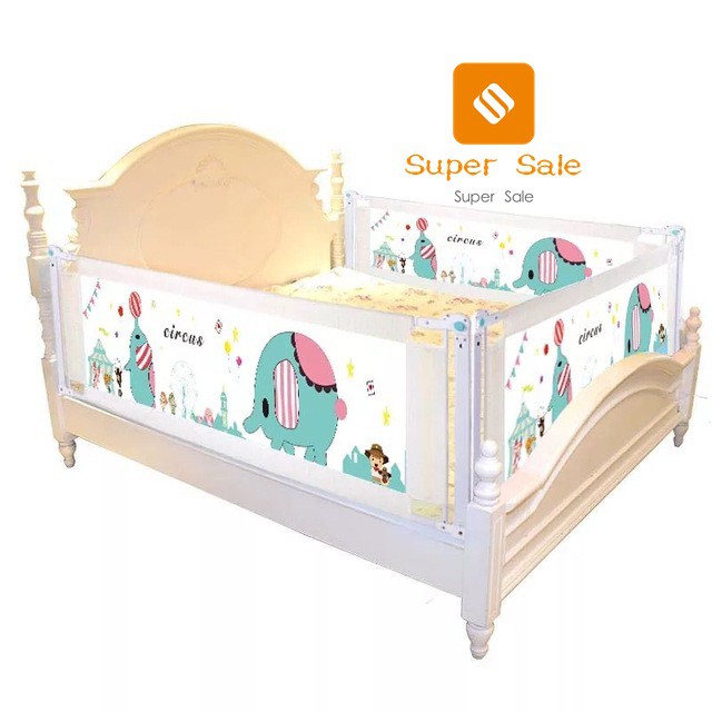 ที่กั้นเด็กตกเตียง ที่กั้นเด็ก ที่กั้นเตียง ป้องกันเด็กตกจากเตียง 1.8 เมตรSupersale รุ่นT014