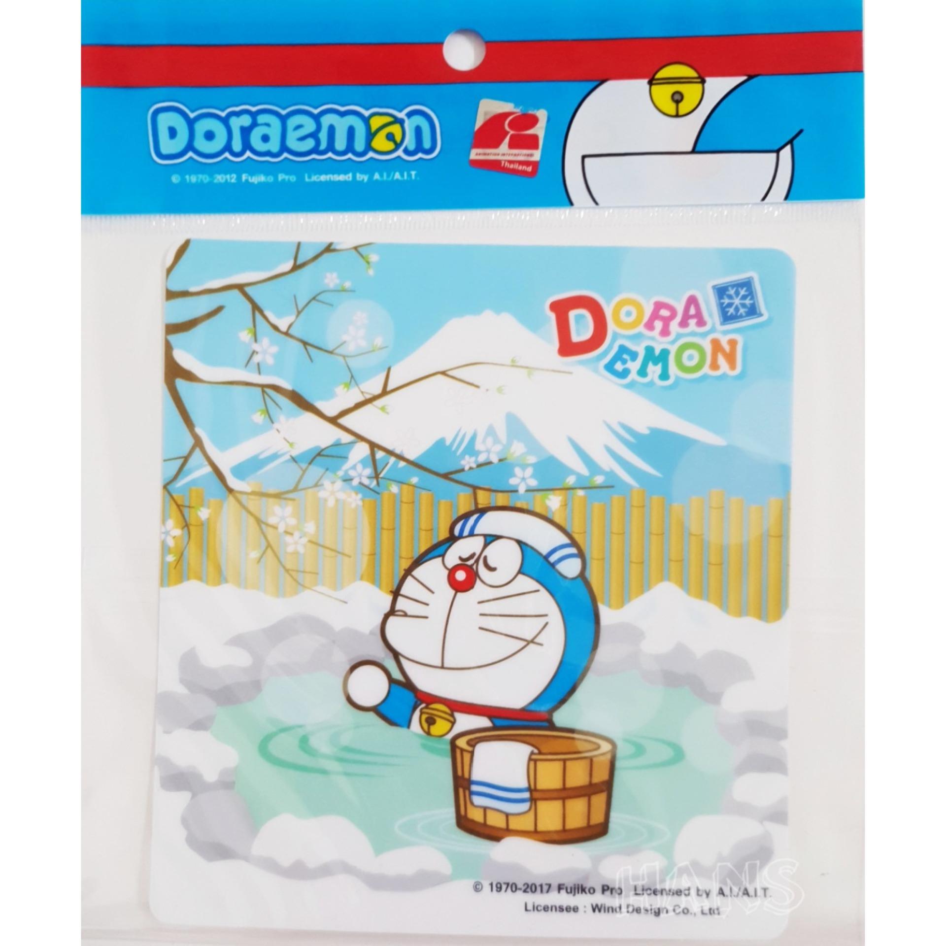สติ๊กเกอร์สูญญากาศติด พรบ - Doraemon-A5