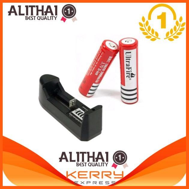 Best Quality alithai ที่ชาร์จถ่าน+ถ่านชาร์จ 18650 3.7V 4200 mAh 2 ก้อน สีดำ รุ่น SPZ024 อุปกรณ์เสริมรถยนต์ car accessories อุปกรณ์สายชาร์จรถยนต์ car charger อุปกรณ์เชื่อมต่อ Connecting device USB cable HDMI cable