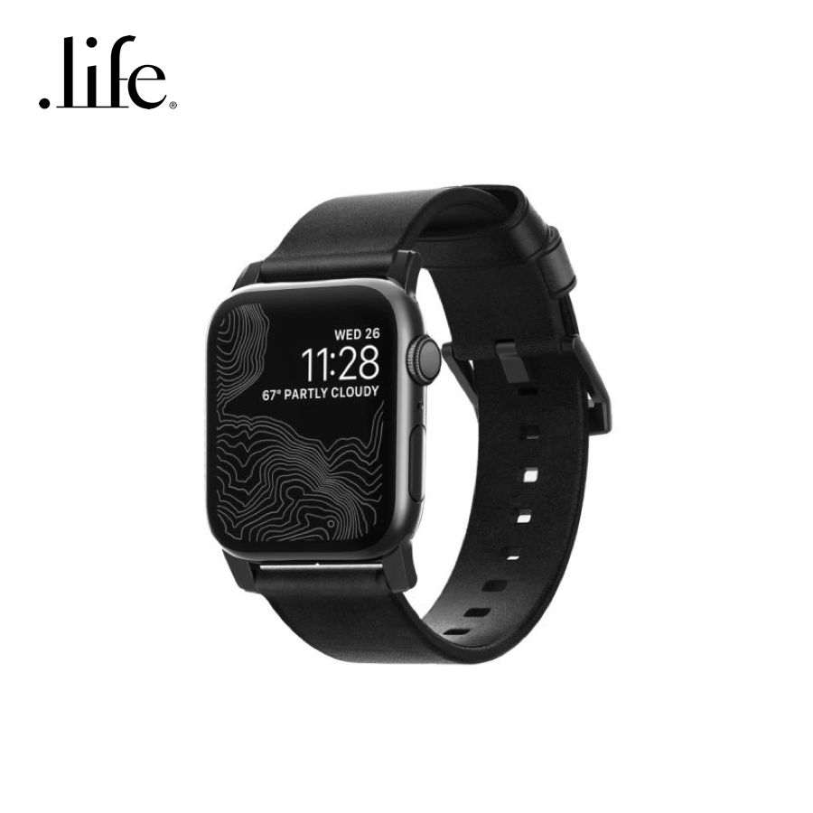 Nomad สายนาฬิกา รุ่น Horween Leather Strap สำหรับ  Apple Watch วัสดุทำจากหนังแท้ by dotlife