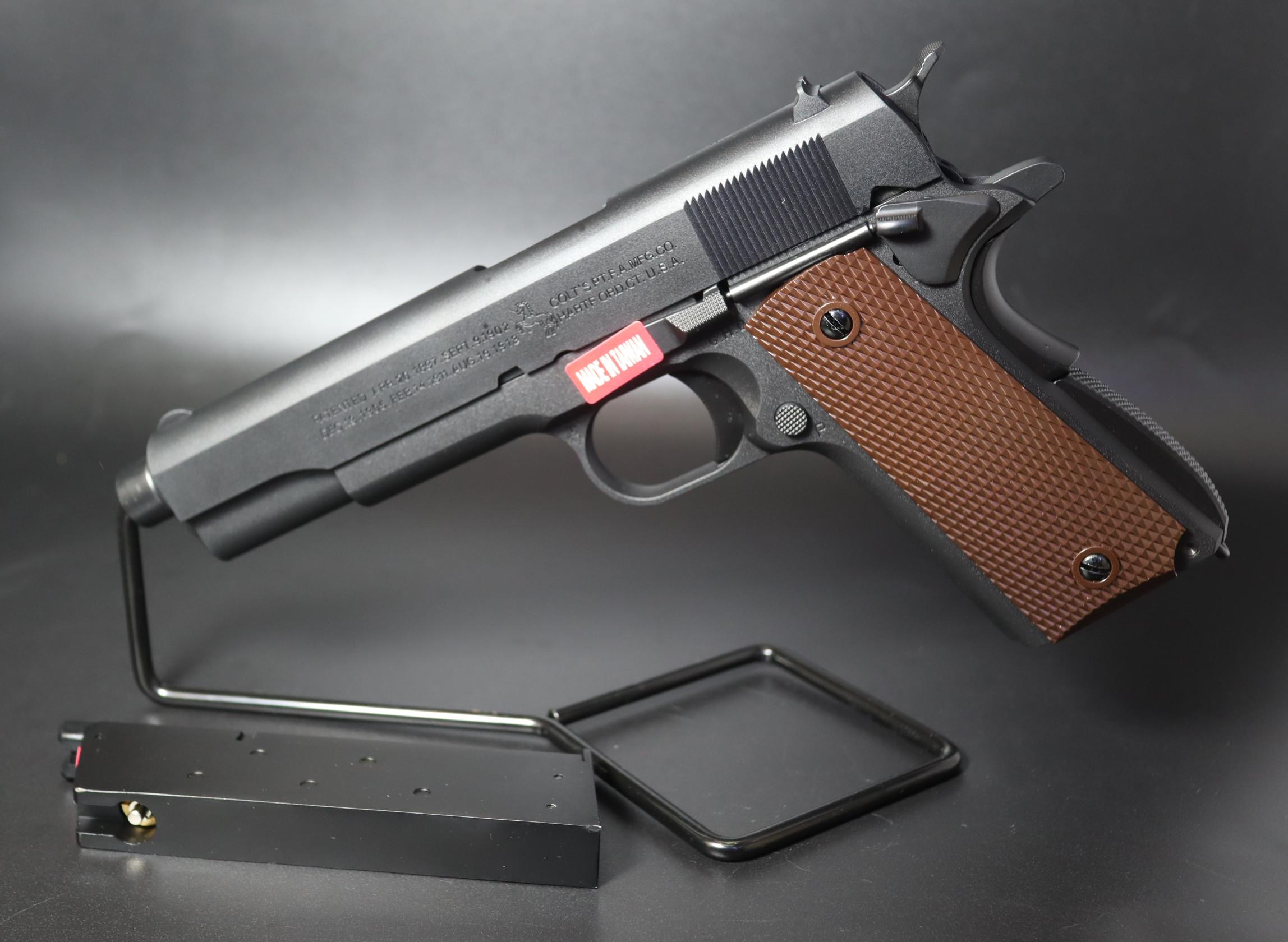 บีบีกันปืนสั้นระบบกรีนแก๊ส CYBERGUN 1911 ฟูลมาร์คกิ้ง