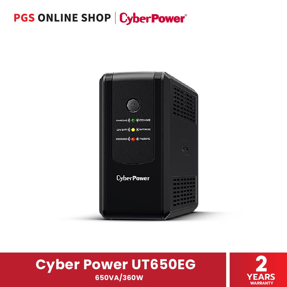 CyberPower UT650EG เครื่องสำรองไฟฟ้า Line Interactive 650VA/360W ...
