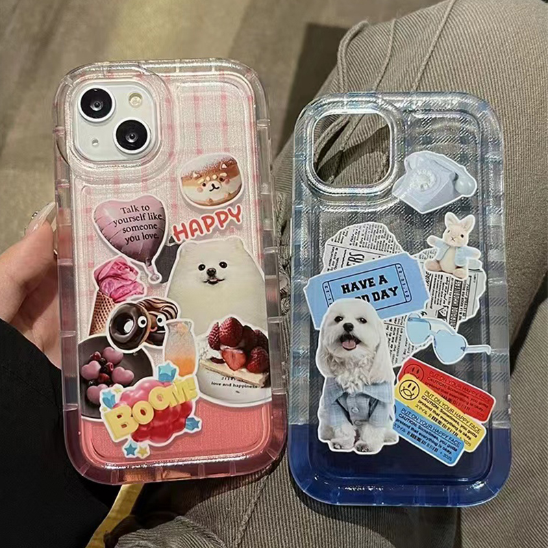 For IPhone 14 Pro Max IPhone Case Thickened TPU Soft Case Clear Case Shockproof Couple Style Compatible with For IPhone 13 Pro Max 11