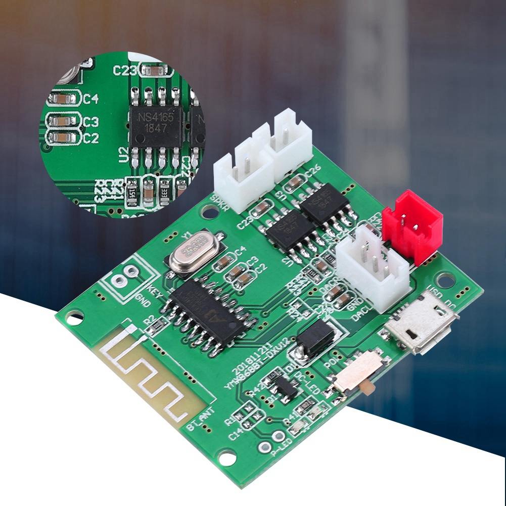 【ราคาถูก】Power Amplifier BoardBluetooth 5.0 2*5W Amplifier Board AUX