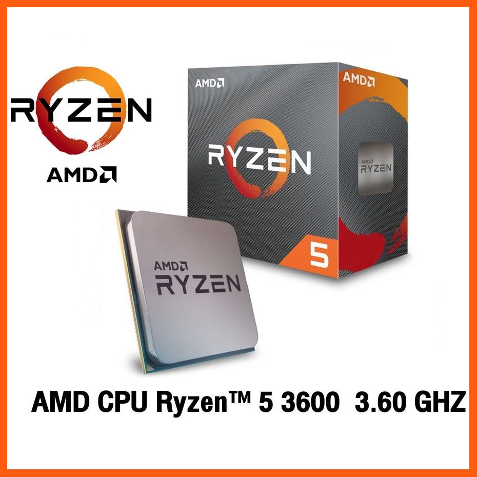 ✨✨#BEST SELLER?? CPU (ซีพียู) AMD AM4 RYZEN 5 3600 3.6GHz Warranty 3 - y ##สินค้าที่เหมาะกับสายเกมเมอร์ตัวจริง