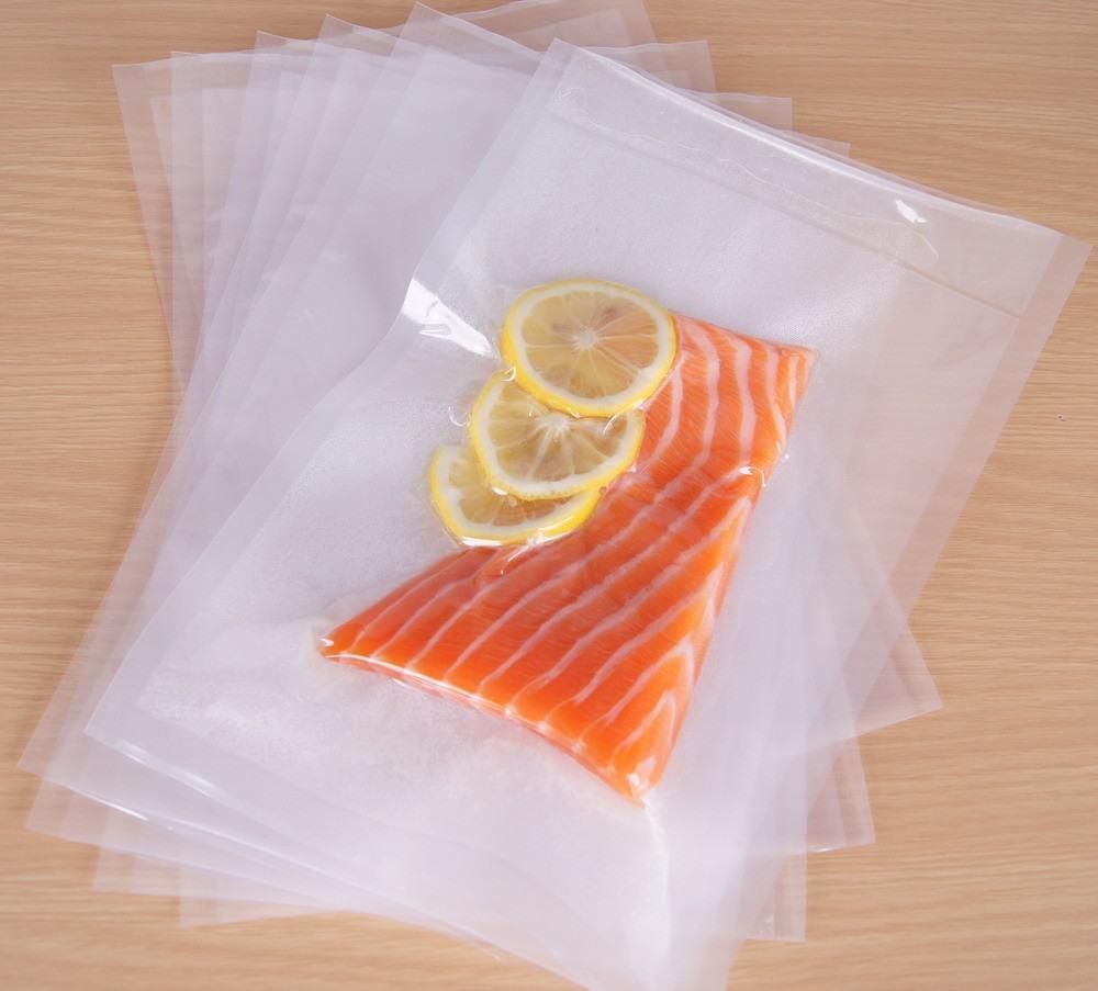ราคา Vacuum Bag 17*25cm ถุงซีลสูญญากาศลายนูนแบบ ซอง เมตร กว้าง17ซม.ยาว25ซม June Cooking Wares