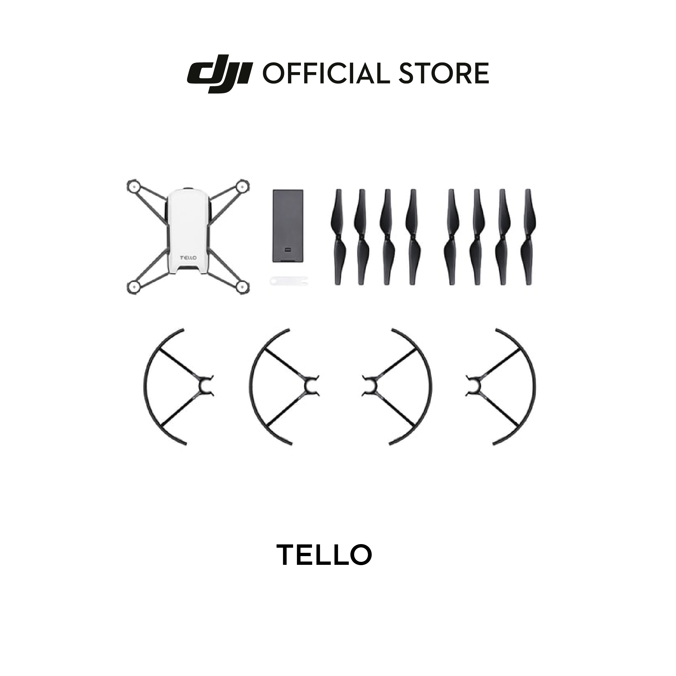 [Pre Order DJI TELLO Mini Drone] DJI TELLO  โดรนถ่ายภาพขนาดเล็ก กล้อง 5 MP / วิดีโอ HD 720P ควบคุมง่าย บินสนุก โหมดถ่ายภาพวิดีโอสุดเจ๋ง