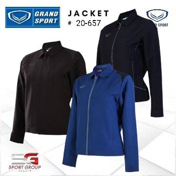 Grand Sport เสื้อแจ็คเก็ตหญิงตัดต่อไหล่ รหัส : 020657