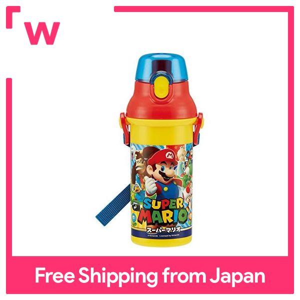 Skater Water Bottle One Touch 480 Ml Super Mario 17 PSB5SAN for sale online 