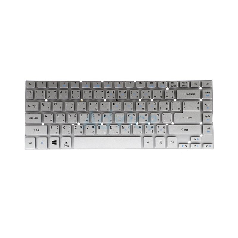 Keyboard ACER E1-410 (Silver) 'ThreeBoy' (สกรีนไทย-อังกฤษ)