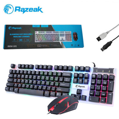 ดูภาพ Razeak KEYBOARD RKM-101 เป็นเซตคู่ เมาค์ กับ คีย์บอร์ด เป็นไฟ LED ไฟเรนโบว์ มีปุ่มเปิดปิดไฟด้านบน เพิ่มเติม Razeak KEYBOARD RKM-101 เป็นเซตคู่ เมาค์ กับ คีย์บอร์ด เป็นไฟ LED ไฟเรนโบว์ มีปุ่มเปิดปิดไฟด้านบน