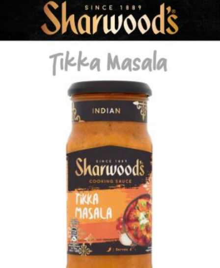Sharwood's Indian Cooking Sauce Tikka Masala 420g ซอสสำหรับทำอาหารอินเดียติ๊กก้ามาซาลา