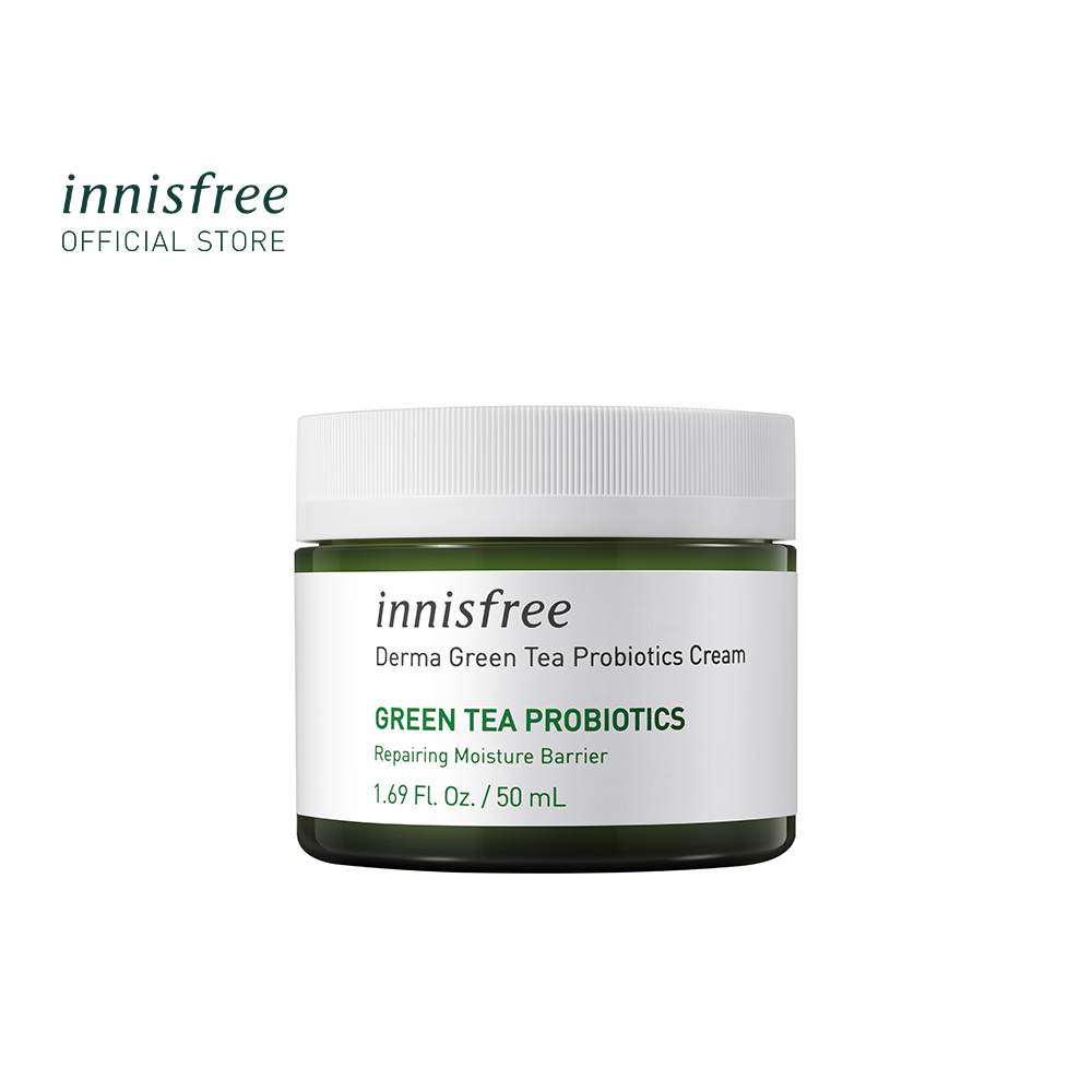 innisfree Derma Green Tea Probiotics Cream (50ml) กรีนที โพรไบโอติก ครีม