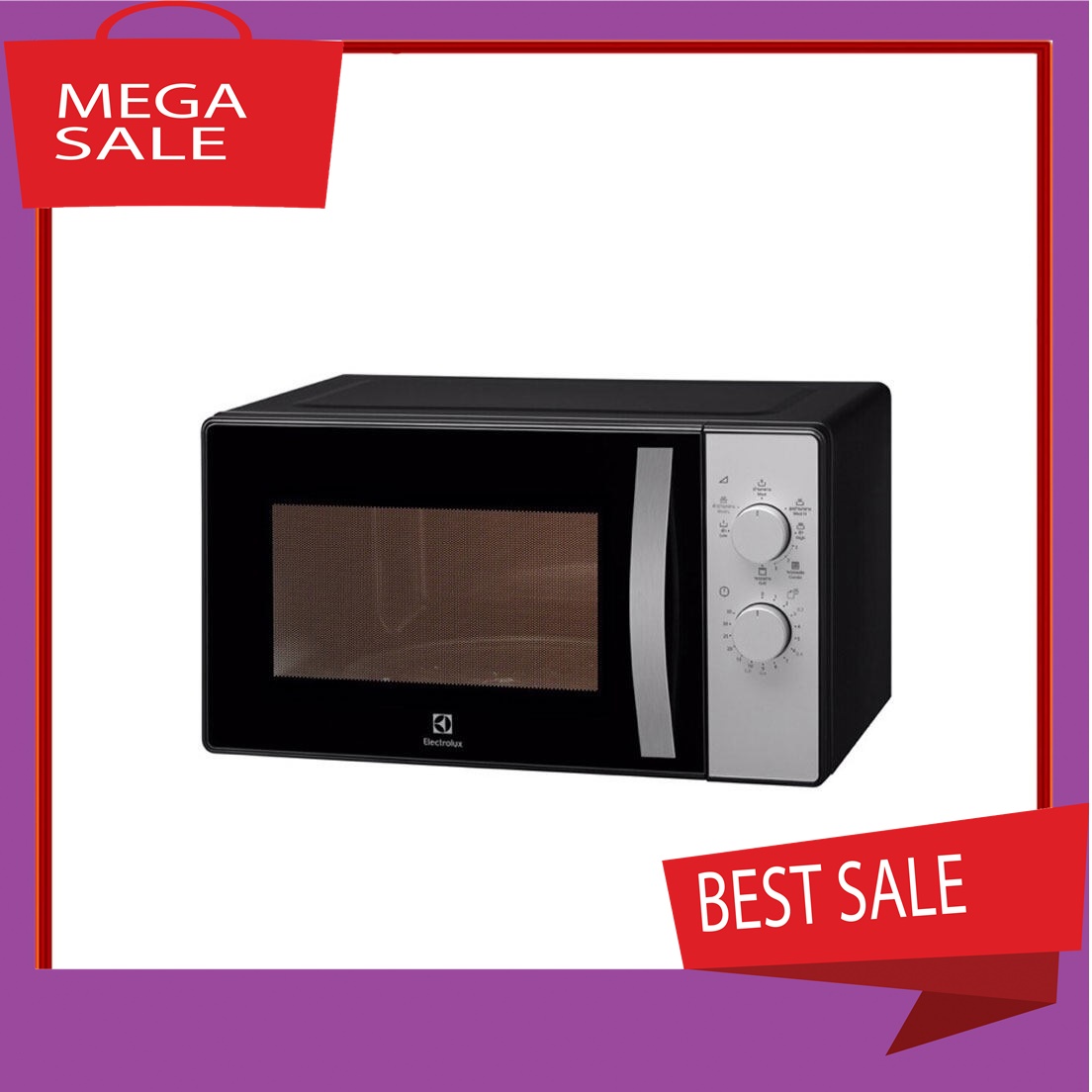 ขายดี ไมโครเวฟ Electrolux ขนาด 23 ลิตร พร้อมระบบย่าง กำลังไฟ 800 วัตต์