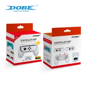 สินค้า DOBE Controller Grips for Nintendo Switch Joy-Con 2 Pack --  Neon, Green-Pink colors