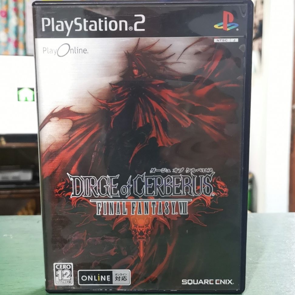 แผ่นเกมส์แท้PS2 Final​ fantasy 7​ Dirge of cerberus